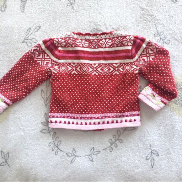Baby Girls Winter Sweater Size 12-18 Months - Picture 3 of 6